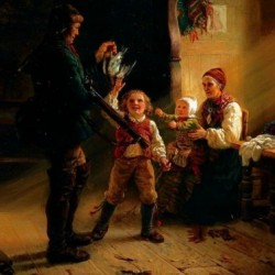 Returning home from the hunt